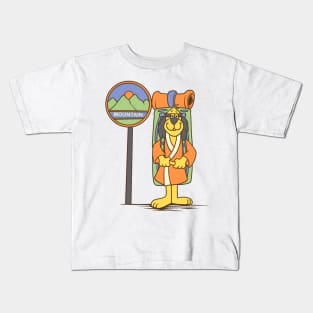 Hong Kong Phooey Adventure To The Mountain Kids T-Shirt